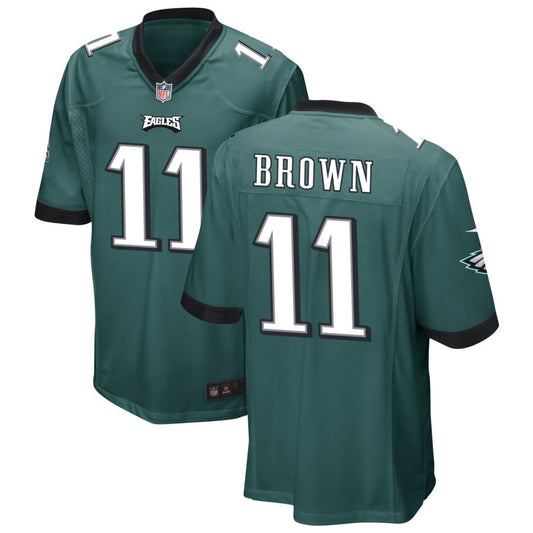 A.J. Brown Philadelphia Eagles Nike Game Jersey - Midnight Green