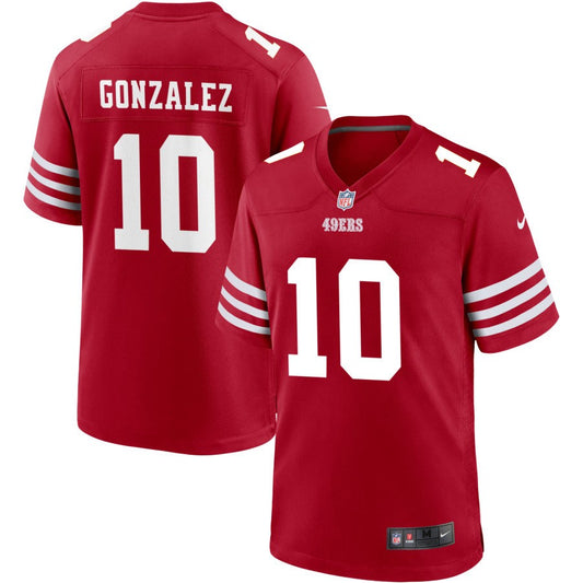 Zane Gonzalez San Francisco 49ers Nike Jersey - Scarlet